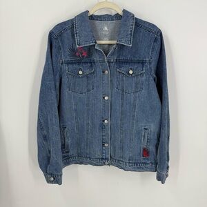 Disneyland park Store NWT Stitch Denim Jacket For Adult S
